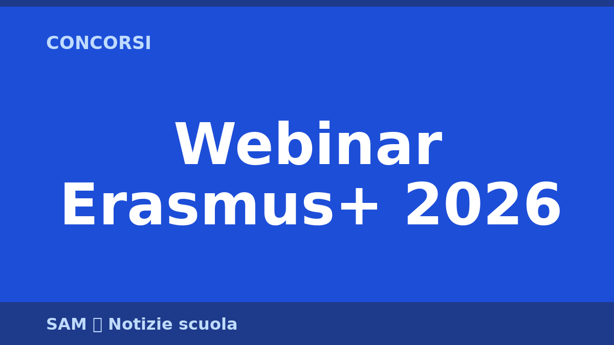 Webinar Erasmus+ 2026